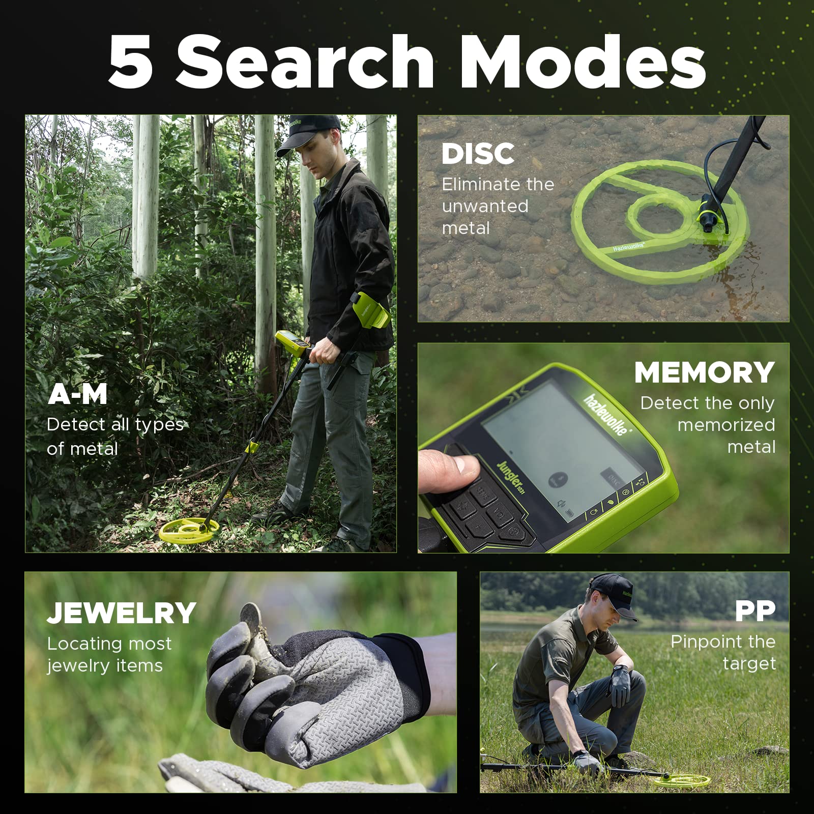 hazlewolke shovel and accessories laid out for immediate detecting sessions