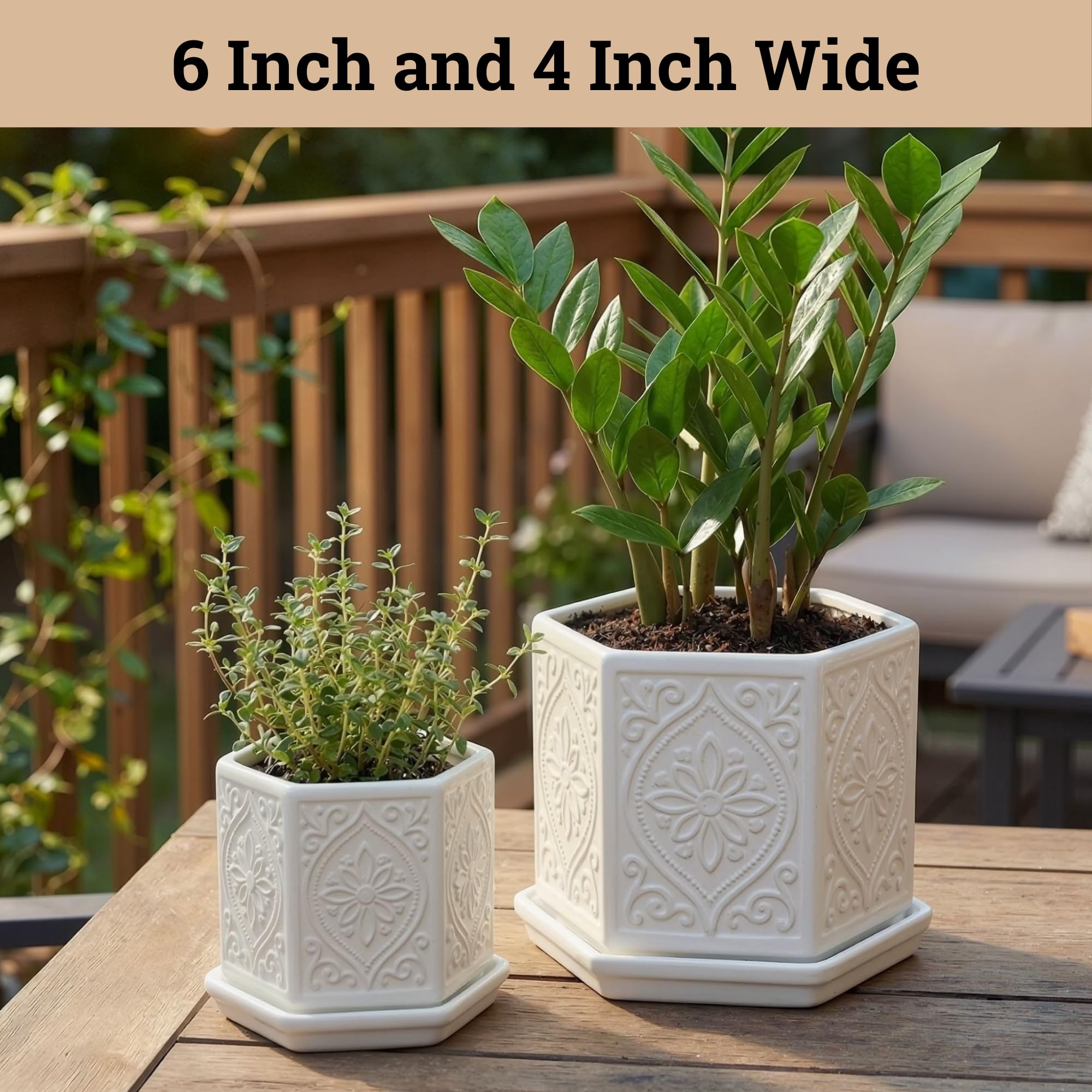 HB Design Co. visible drainage hole with plug demonstrating water-control convenience