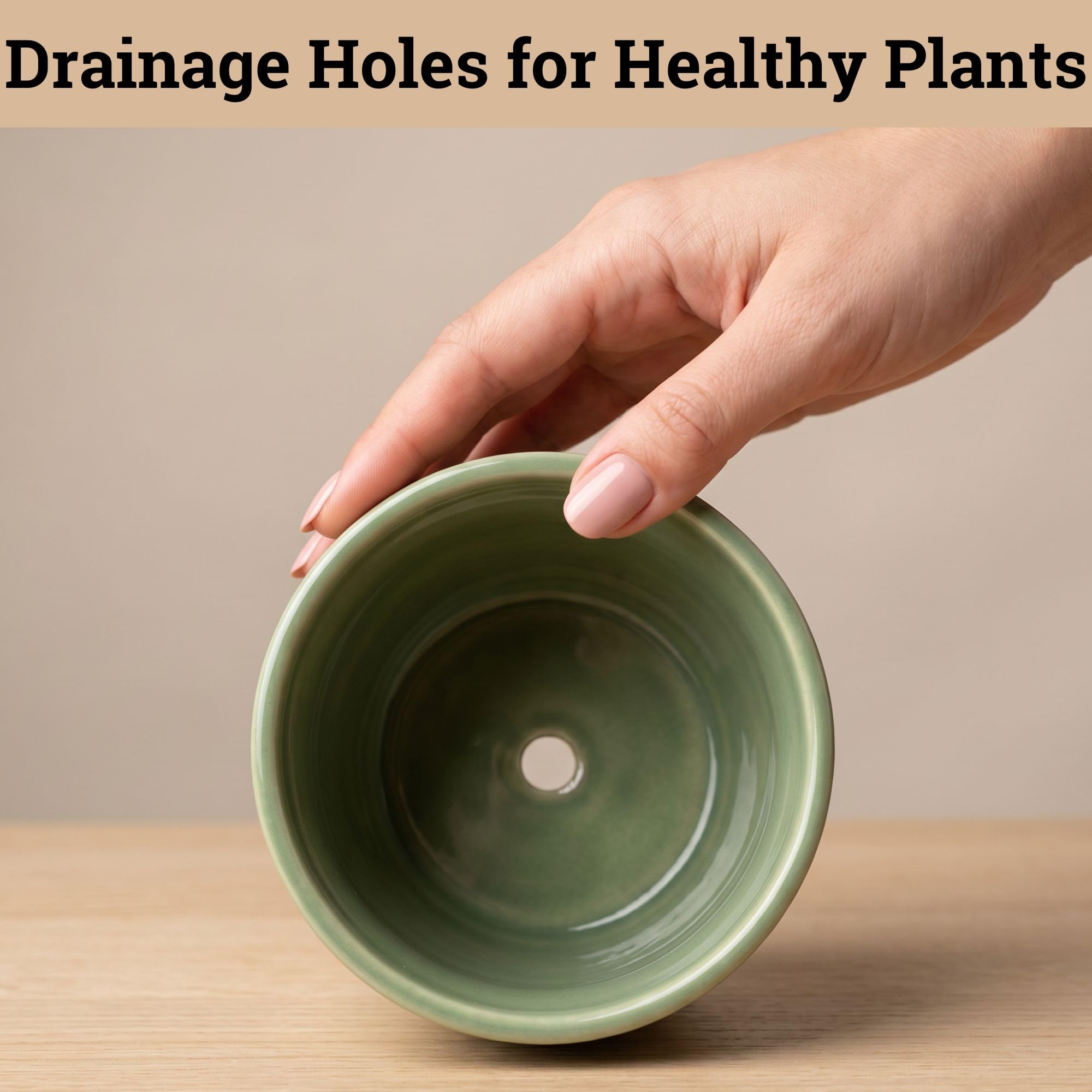 HB Design Co. drain plug and mesh accessories neatly arranged, mess-free indoor use