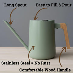 HB Design Co. long spout close-up for precise pouring into tight pots