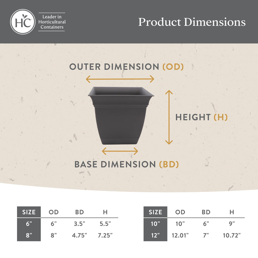 The HC Companies saucer and drainage detail showing moisture protection for surfaces benefit