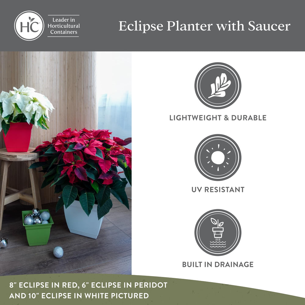The HC Companies planter in patio setting with plants showing effortless outdoor styling benefit