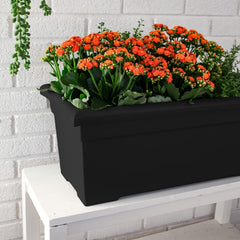 The HC Companies Romana close-up of removable drainage plug providing controlled water release