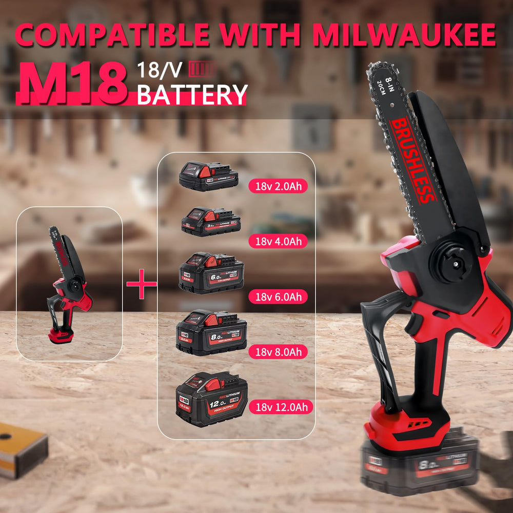 HCDHCD battery slot with Milwaukee M18 battery showing cross-compatibility benefit