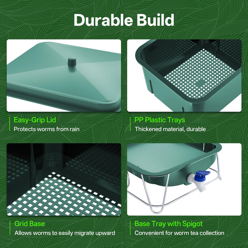 HCGADON close-up drainage holes and venting detail preventing excess moisture