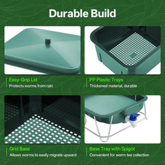 HCGADON close-up drainage holes and venting detail preventing excess moisture