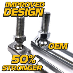 HD Switch adjustable end thread detail showing easy toe alignment adjustment benefit