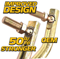 HD Switch adjustable end threads visible for precise wheel alignment