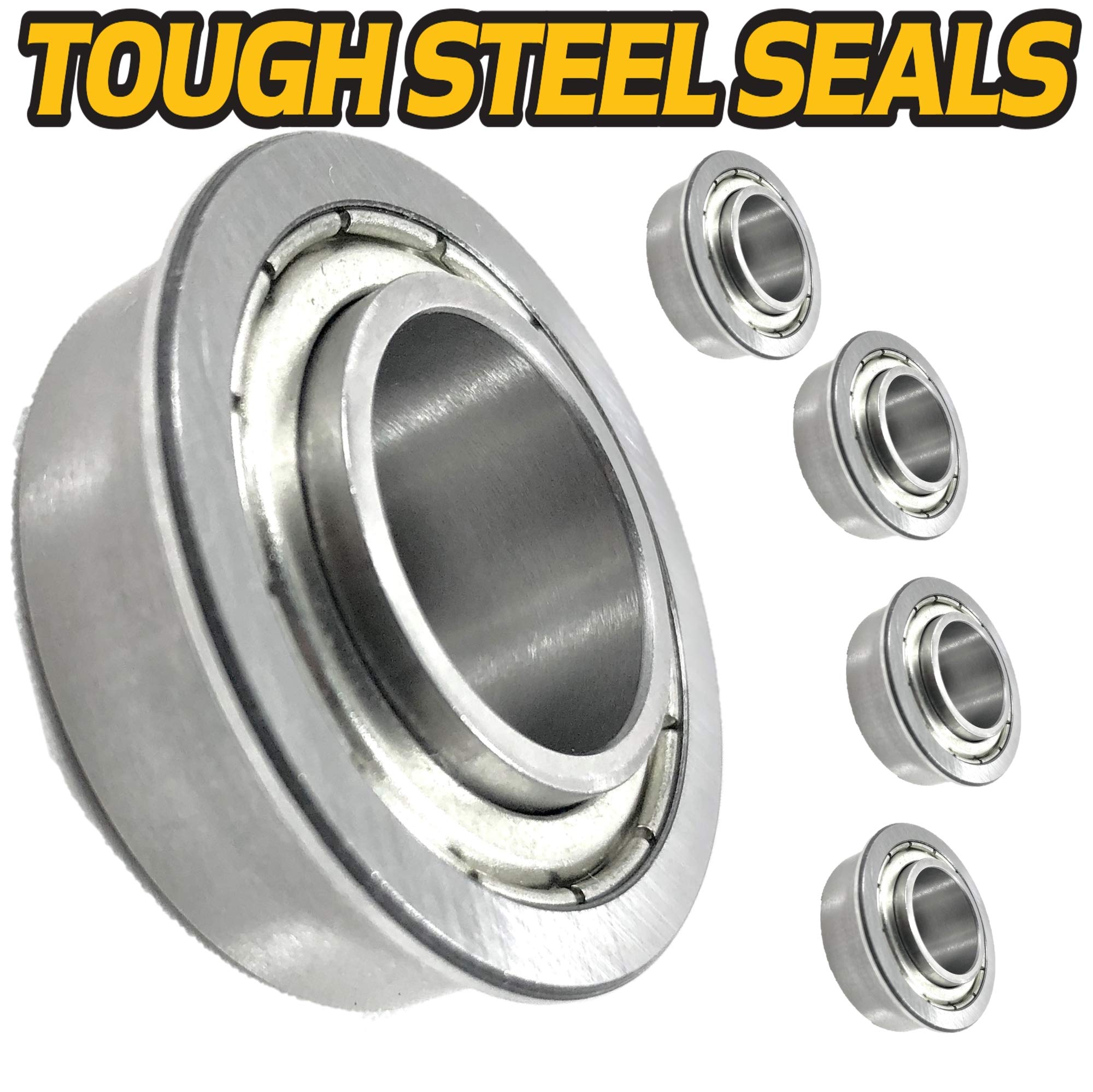 HD Switch bearing seal detail showing tough steel seals for longer life