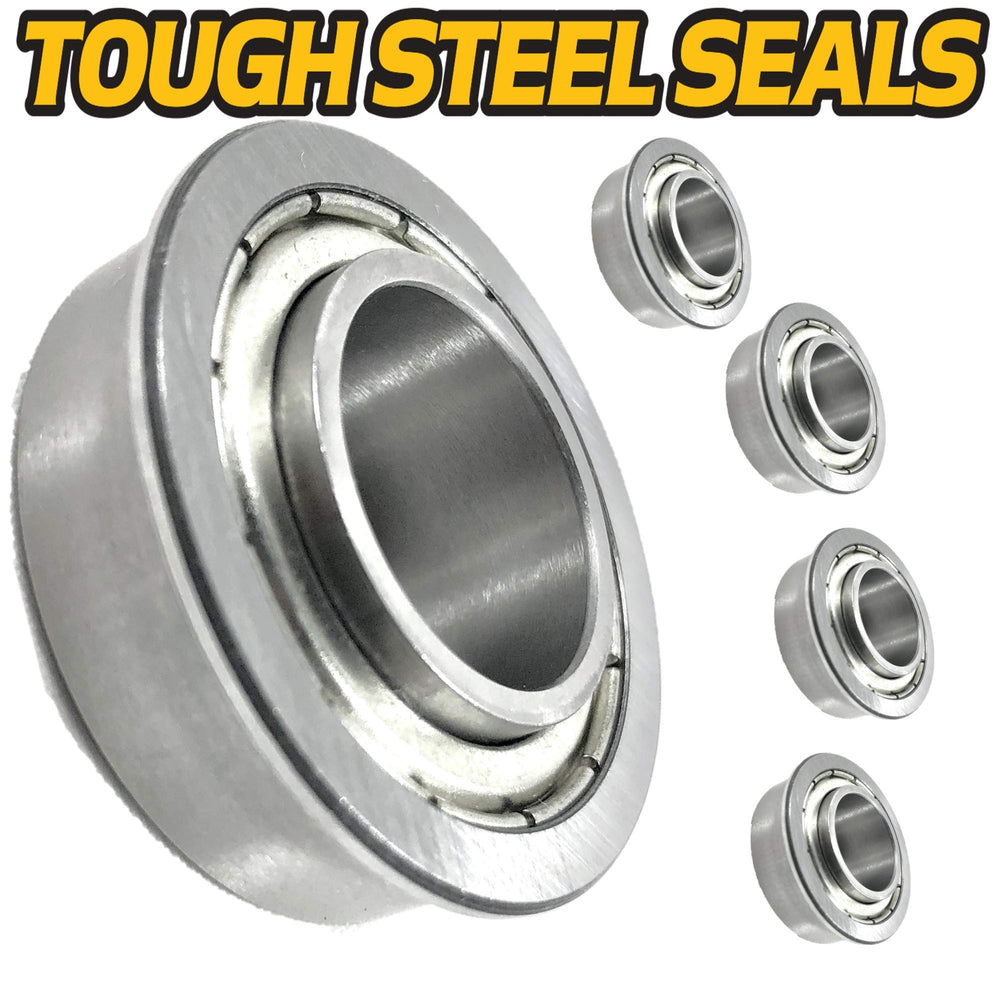 HD Switch bearing seal detail showing tough steel seals for longer life