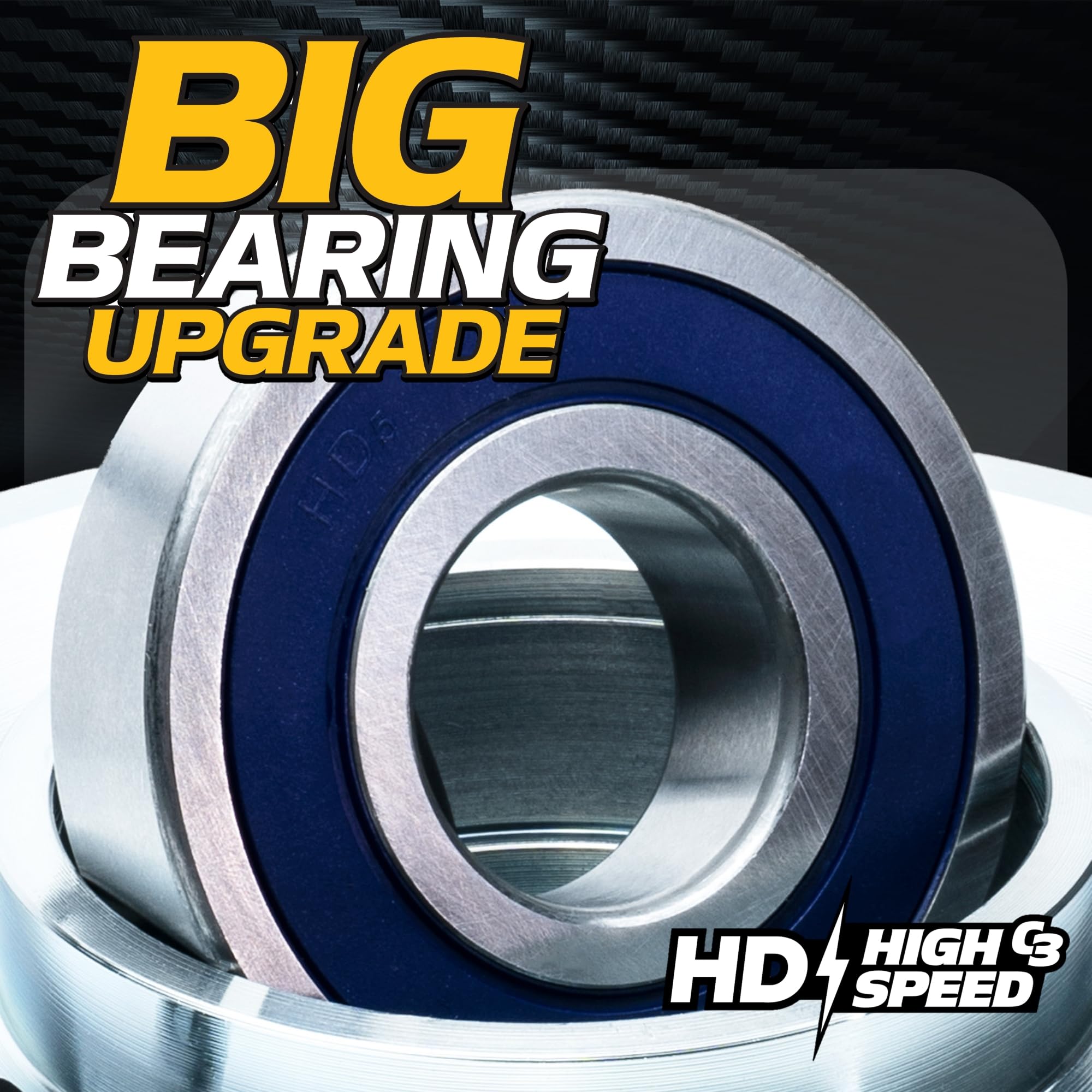 HD Switch bearing with snap ring detail enabling easy bearing replacement and cost savings