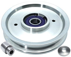 HD Switch front view of billet idler pulley showing robust shape and fit