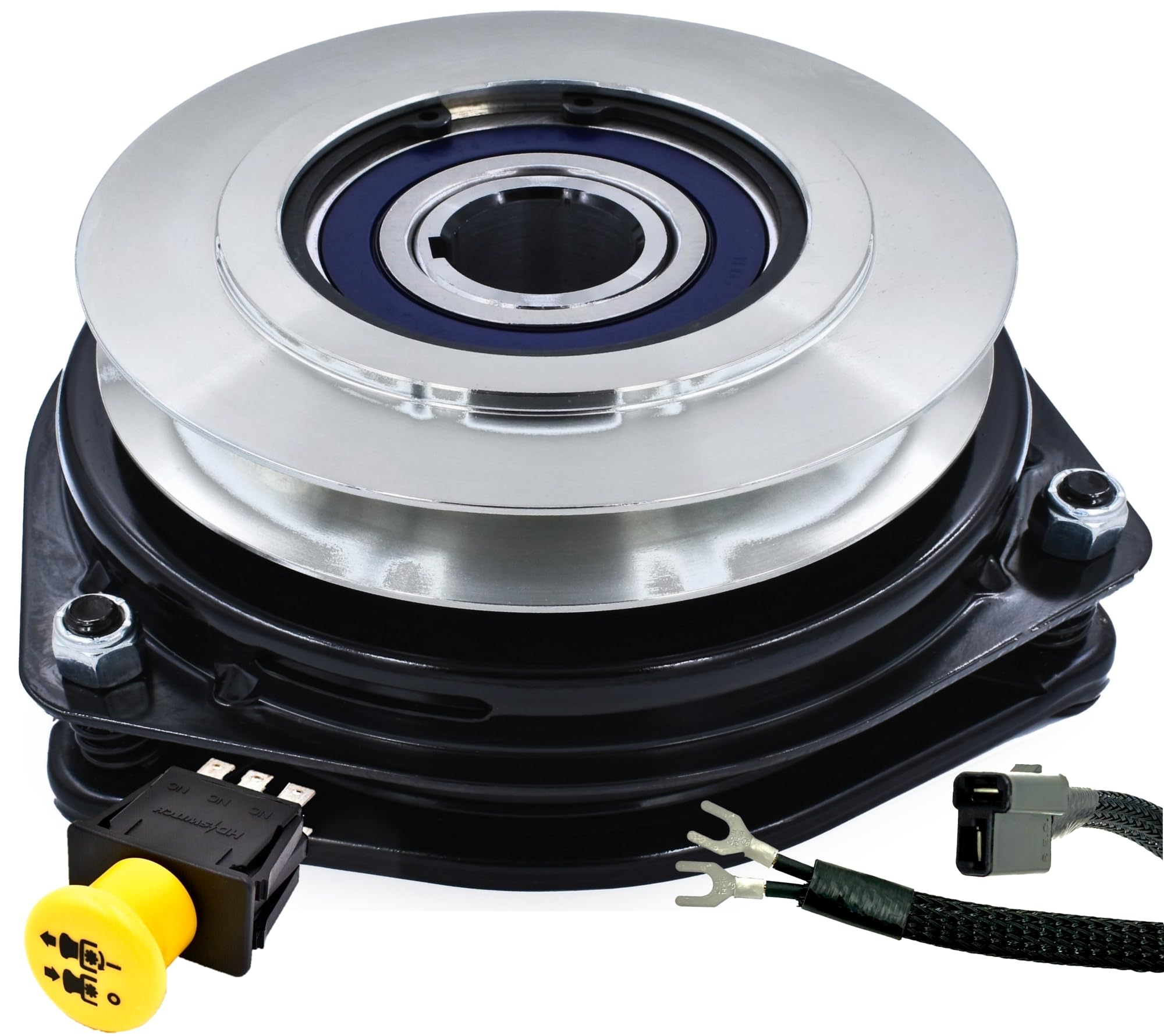 HD Switch front assembly showing clutch and pulley for reliable performance