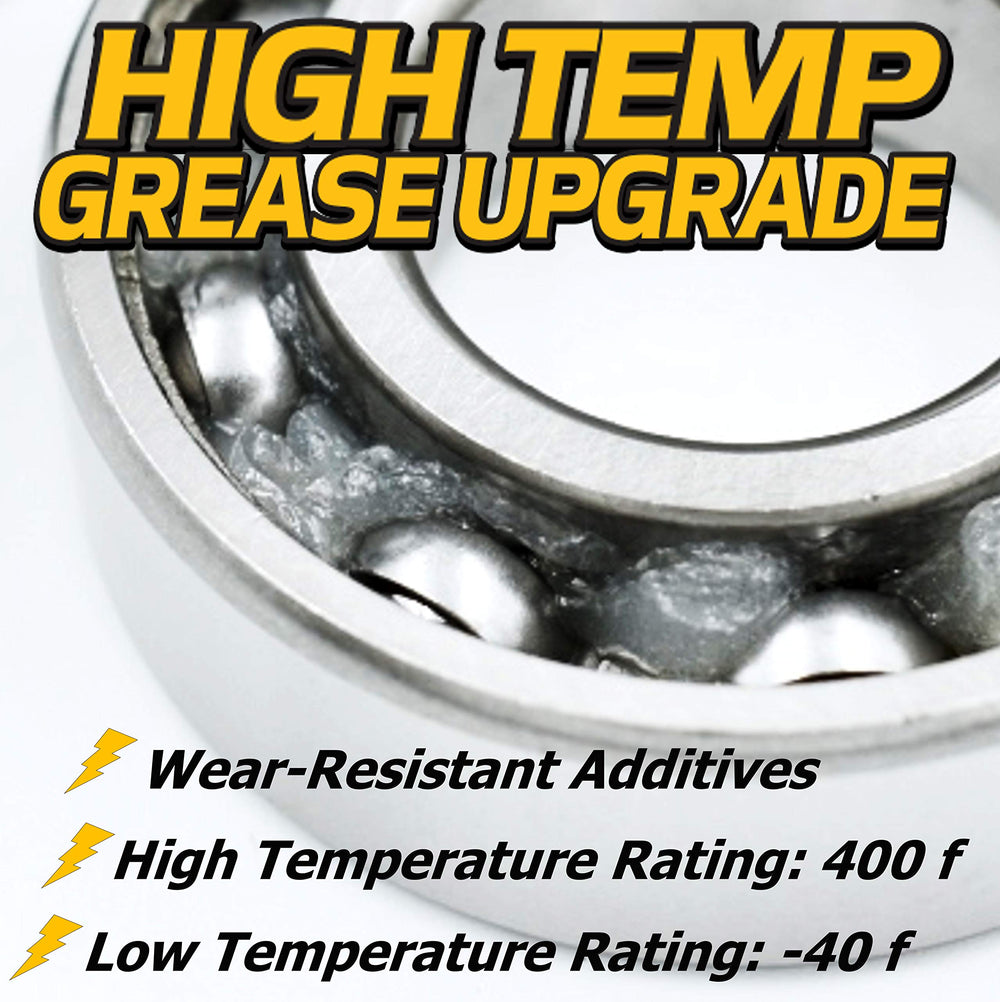 HD Switch image of grease-filled bearing core showing high-temp lubrication protection