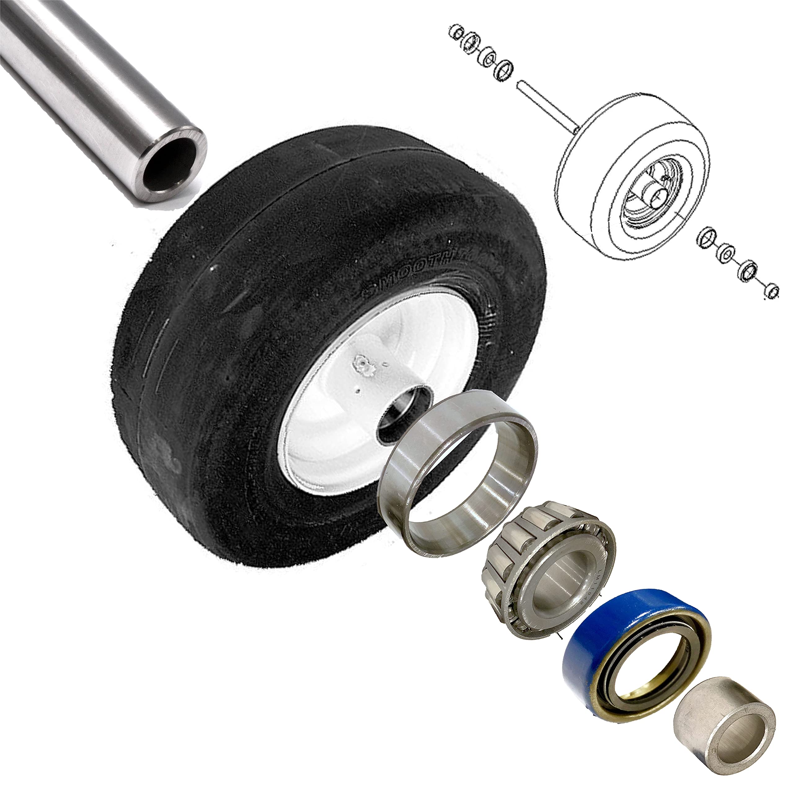HD Switch scale size comparison showing axle length and compatibility benefit