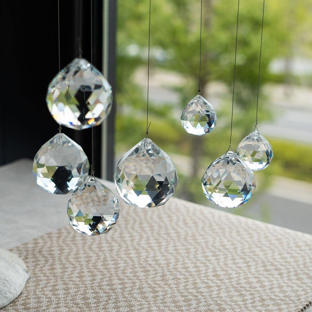 HDCRYSTALGIFTS drilled hole detail for easy hanging and secure suspension