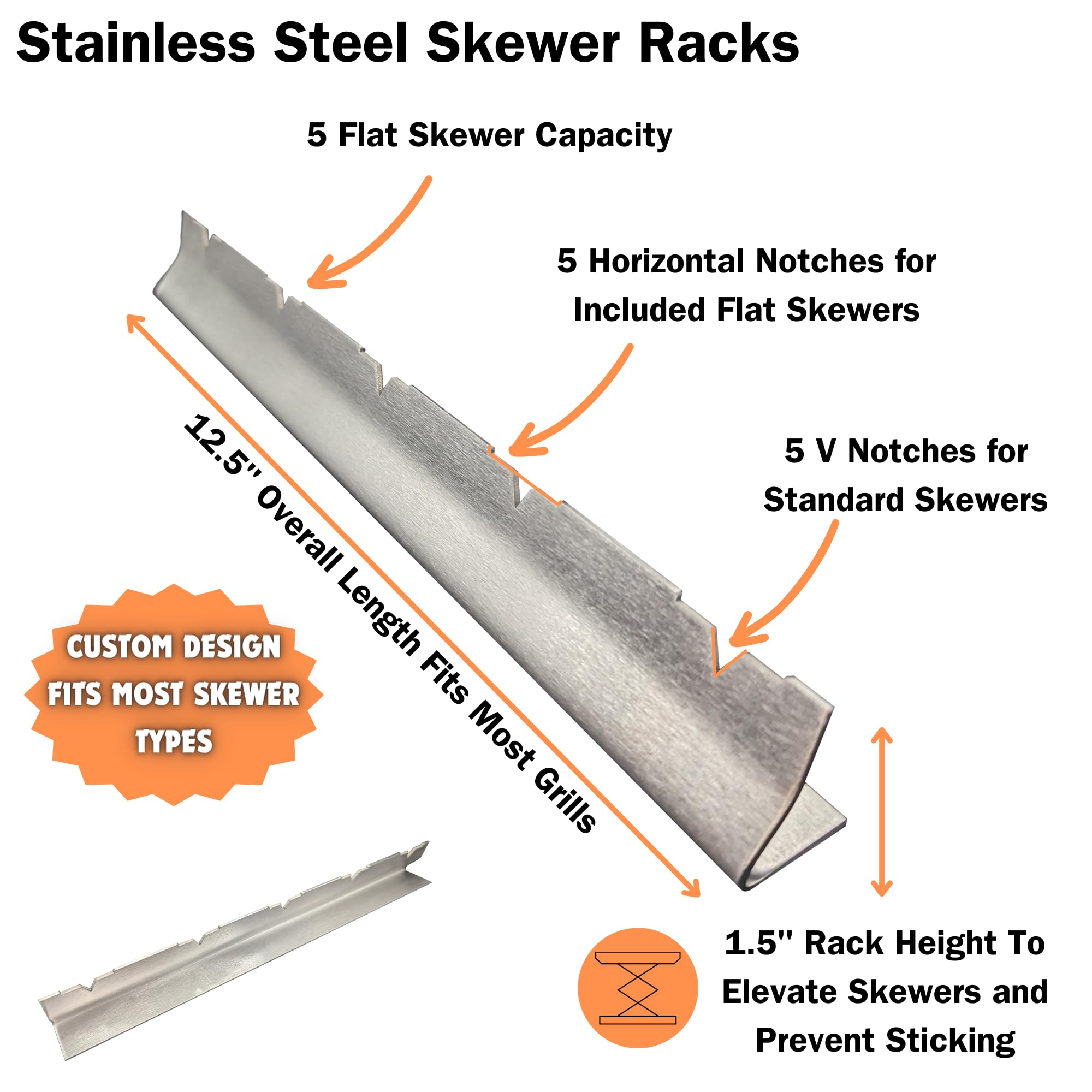 HDMNDD stainless steel racks triangular profile for adjustable height