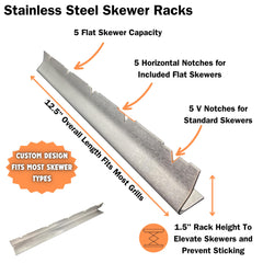 HDMNDD stainless steel racks triangular profile for adjustable height