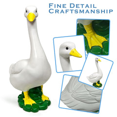 HDOOMN goose staged on a front porch adding playful seasonal decoration and welcome charm