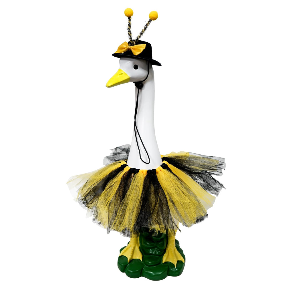 HDOOMN goose wearing alternate outfit demonstrating customizable seasonal decor options