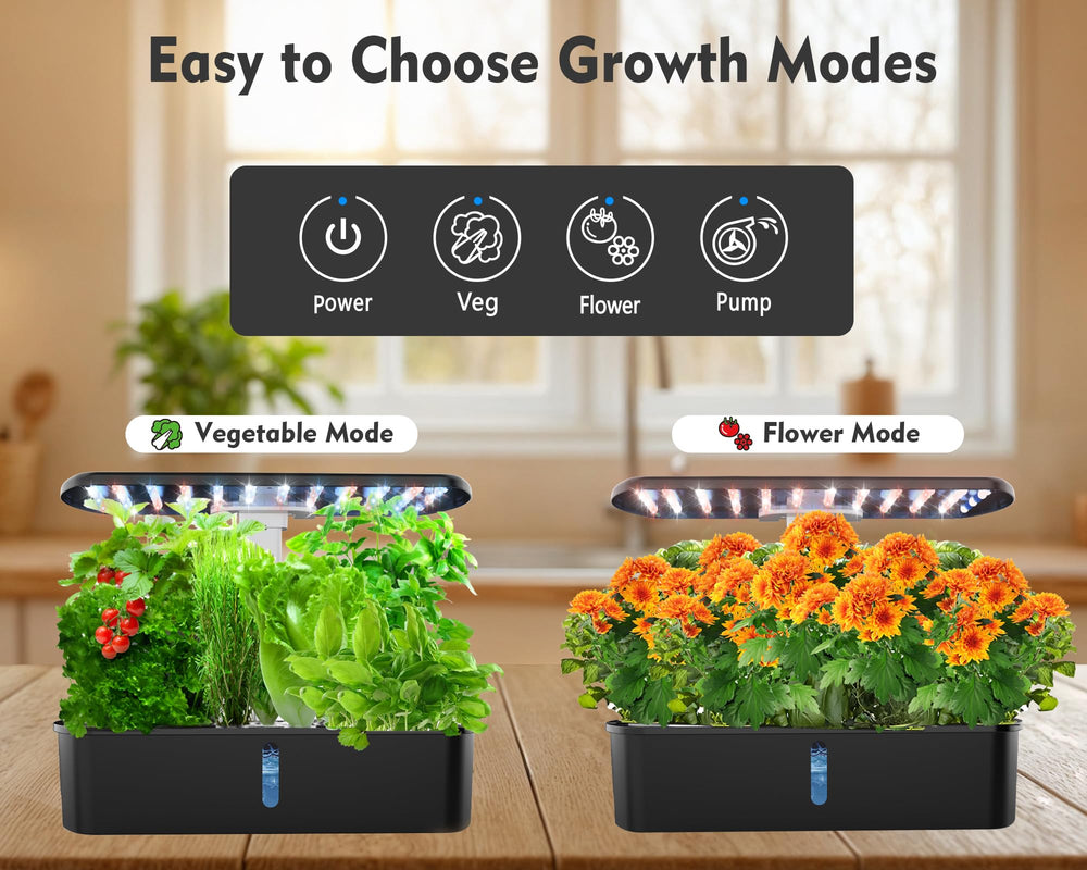 hdroor adjustable lamp height demo accommodating taller plants during growth