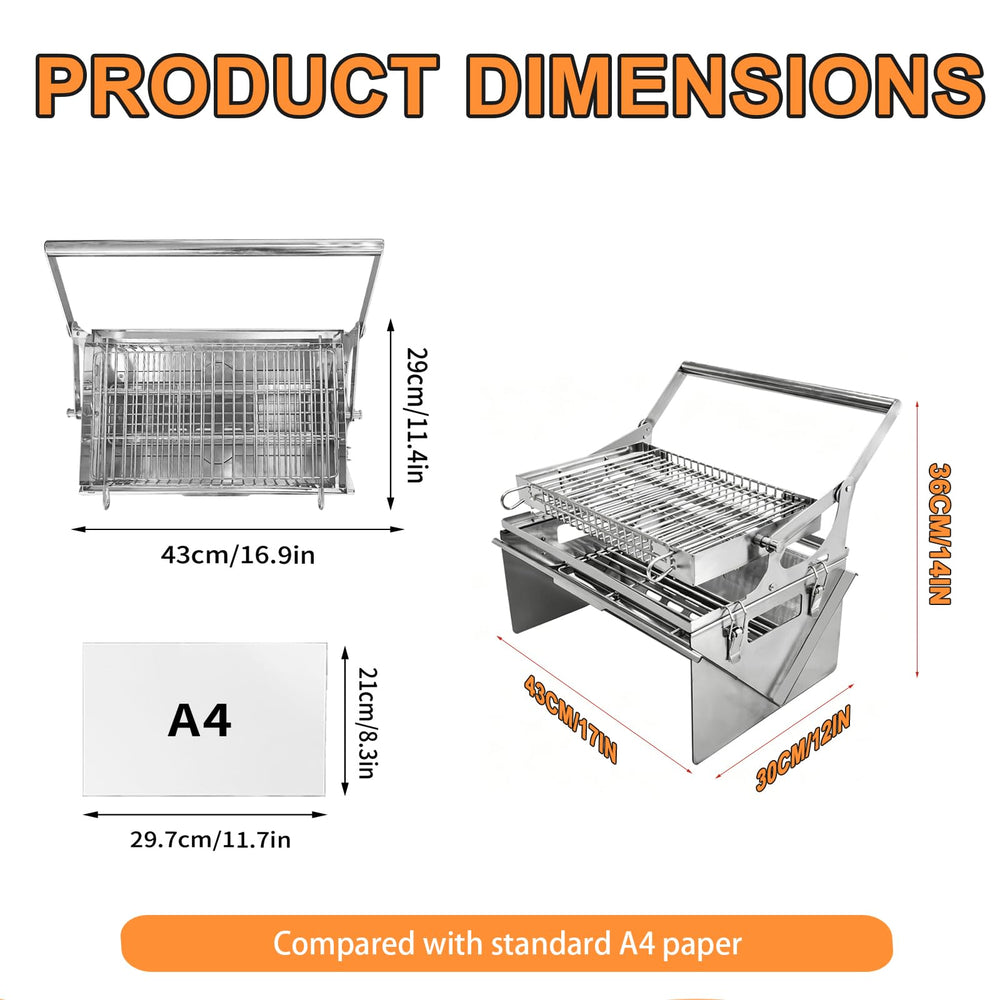 HDWYSY ventilated charcoal pot view improving airflow and even heat