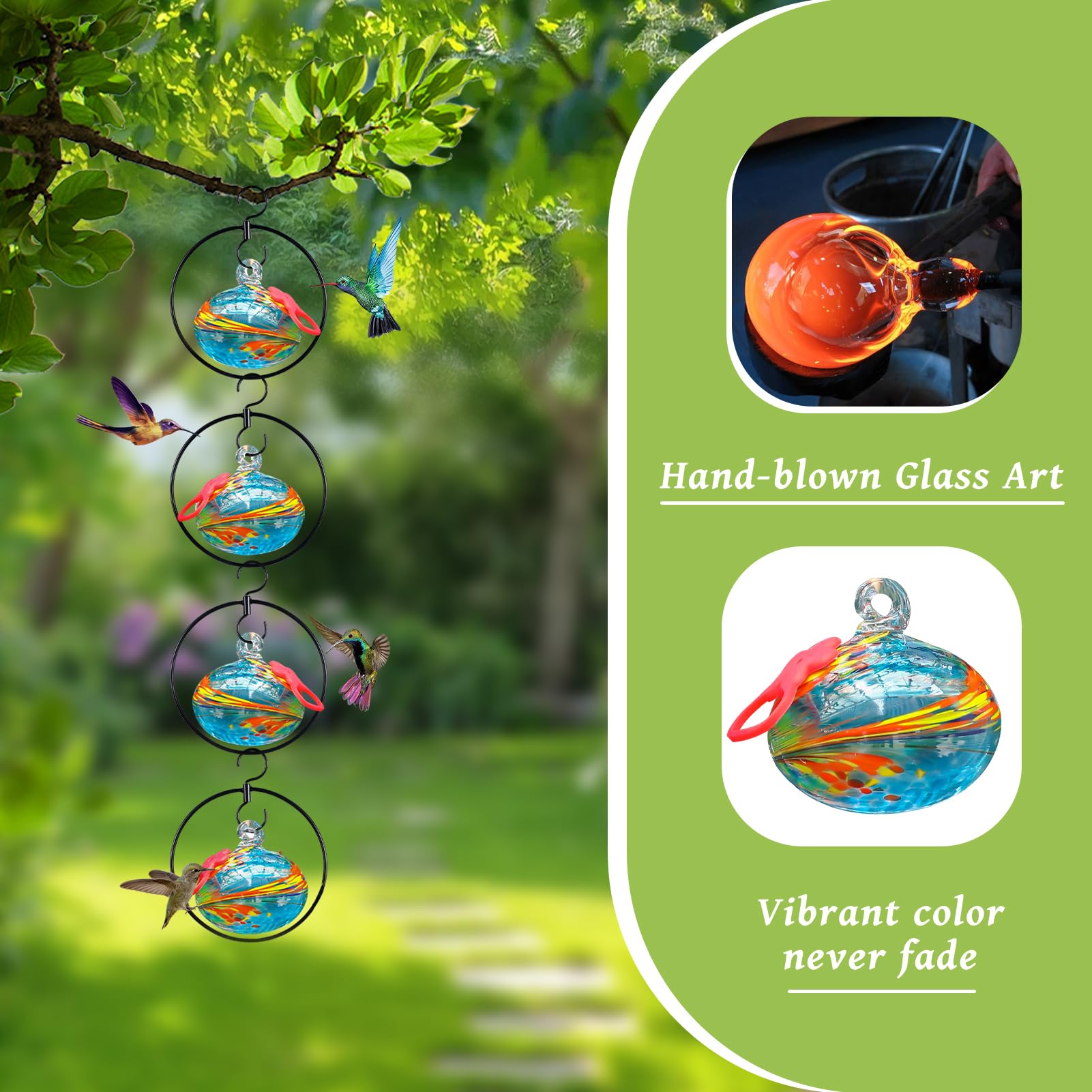 Headak Life silicone perch detail demonstrating comfortable landing support for hummingbirds