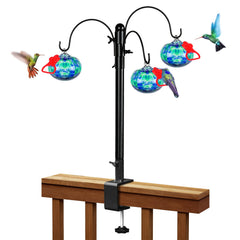 HEADAK LIFE front view of 3-station deck hook showcasing all feeders and clamp for easy setup
