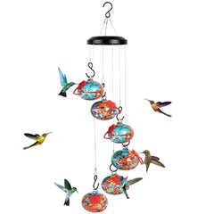 HEADAK LIFE front view of blue feeder showing multiple feeding ports and appeal