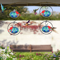 HEADAK LIFE feeder hanging on porch rail demonstrating easy outdoor installation