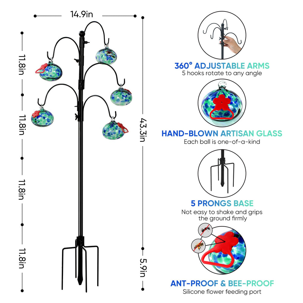 HEADAK LIFE feeder held in hand to show size and scale for placement guidance