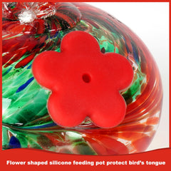 HEADAK LIFE side profile of hand-blown glass orb showing color depth and texture