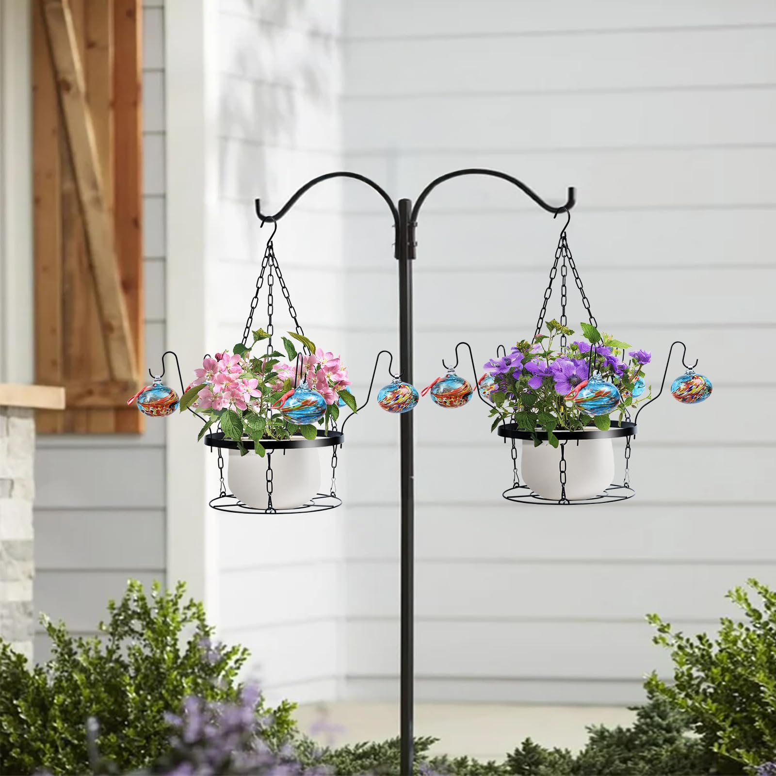 HEADAK LIFE red silicone flower port detail attracting hummingbirds safely