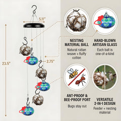 HEADAK LIFE red silicone flower feeding port detail offering a soft, bird-friendly feeding spot