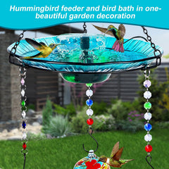 HEADAK LIFE close-up of solar panel powering fountain for continuous water movement