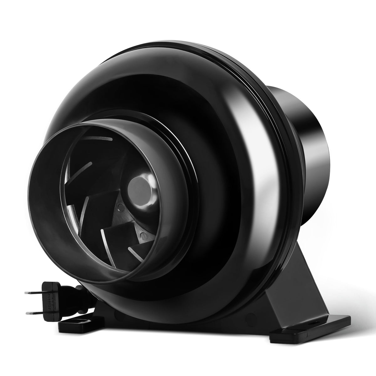 HealSmart front view inline fan showing compact housing and mounting benefit
