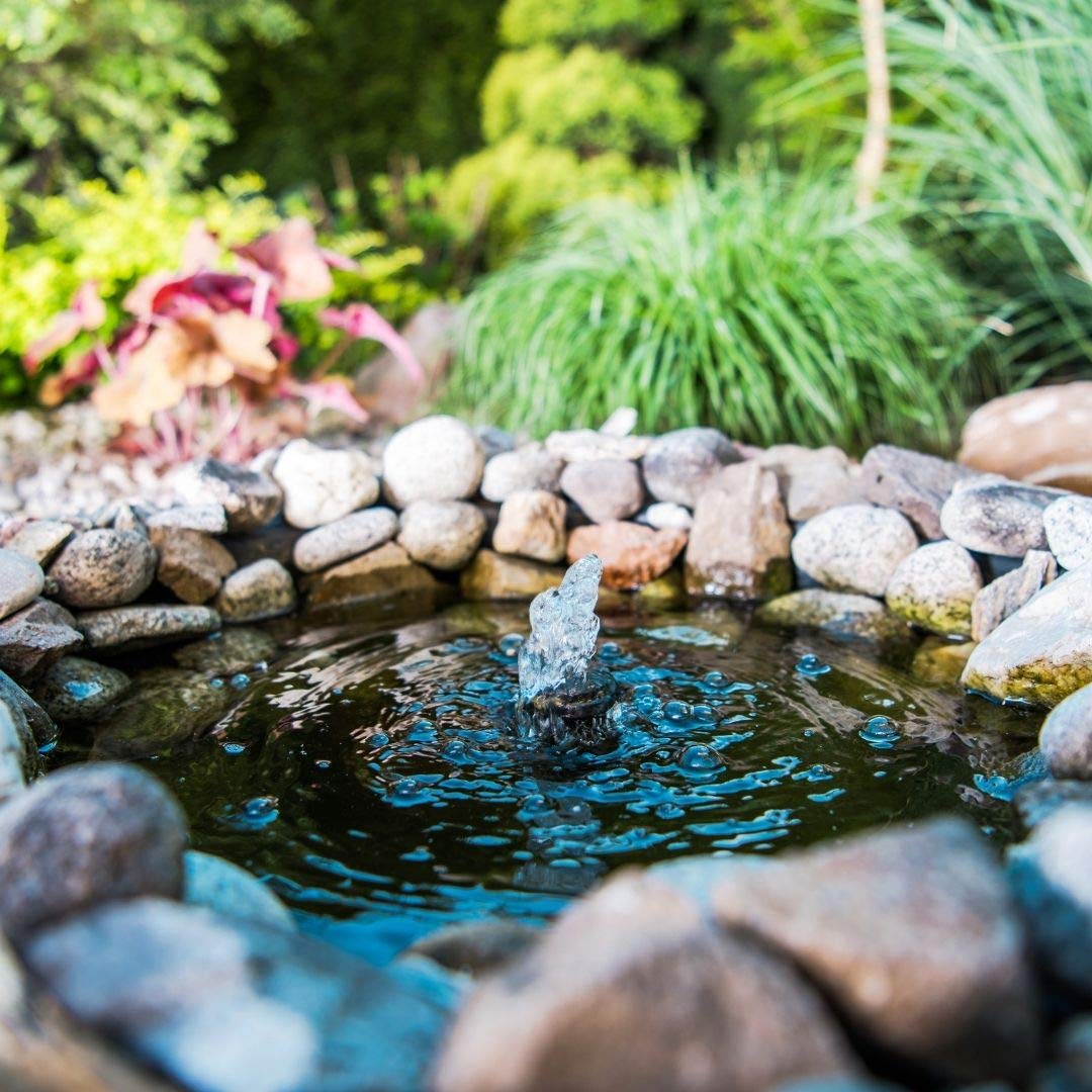 Healthy Ponds used at a landscaped pond demonstrating clearer water benefit
