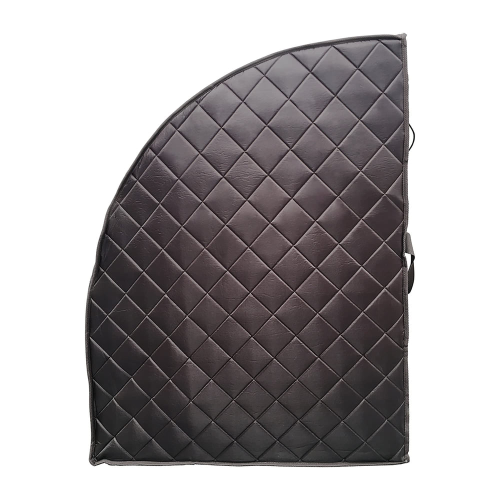 Heat Wave heated foot pad detail inside cabin benefit: consistent lower-body comfort