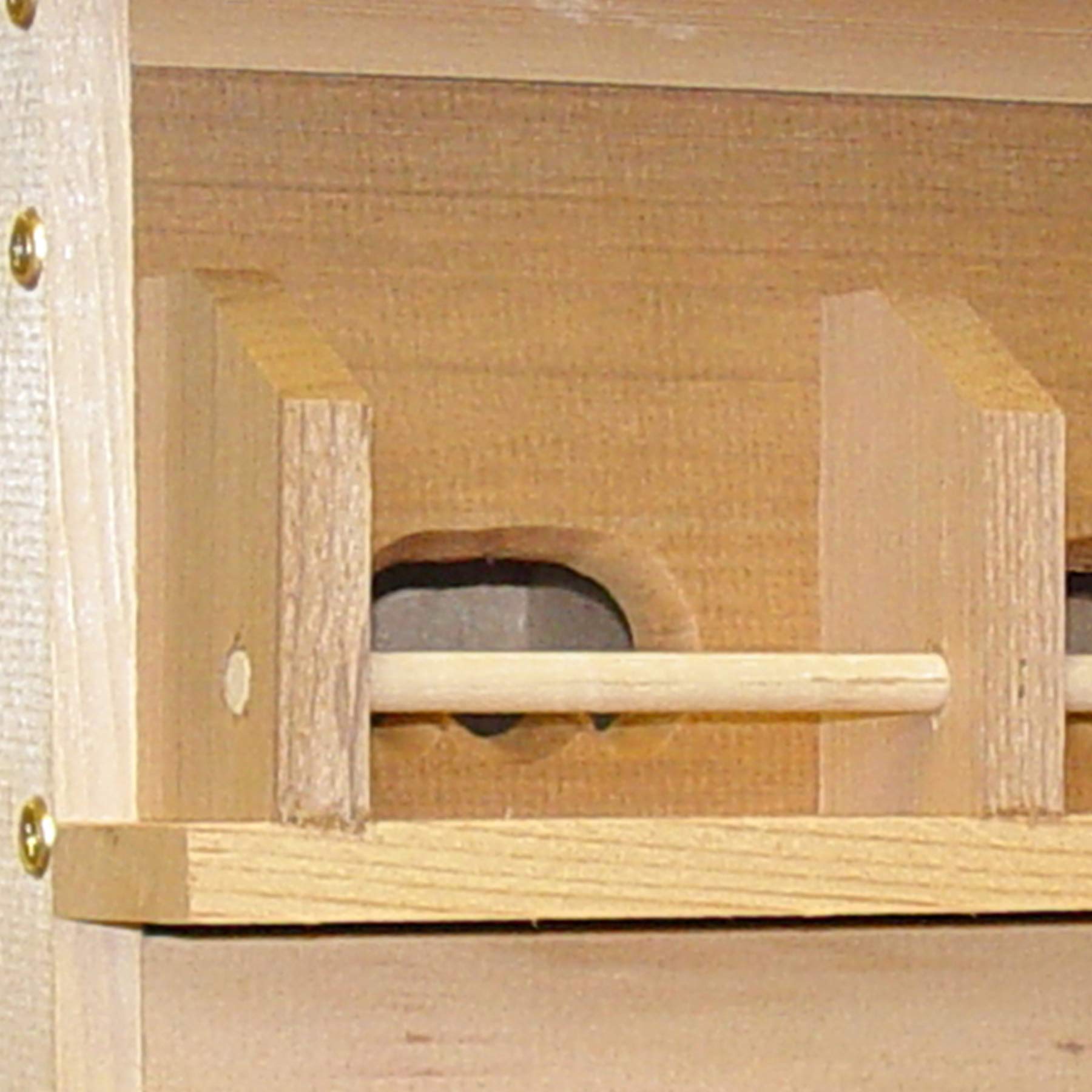 Heath Outdoor Products interior with roof removed showing easy-clean access and safety