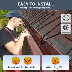 HEATIT detail of XLPE inner insulation and PVC jacket for weather resistance