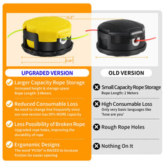 HeavenBird installed on Echo straight-shaft trimmer demonstrating direct-fit benefit