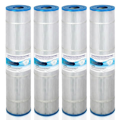 Heavenly Pool Supplies front view of 4-pack cartridges showing packaging and parts benefit