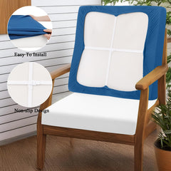 HEBE RUGS elastic strap detail keeping cover firmly in place