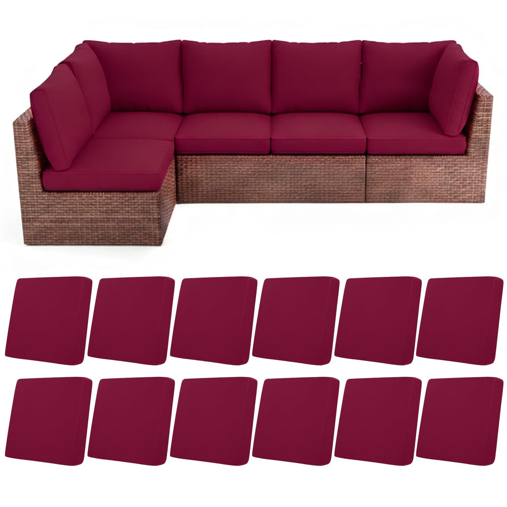 HEBE RUGS front packaging showing 12 cushion covers and benefits