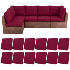 HEBE RUGS front packaging showing 12 cushion covers and benefits