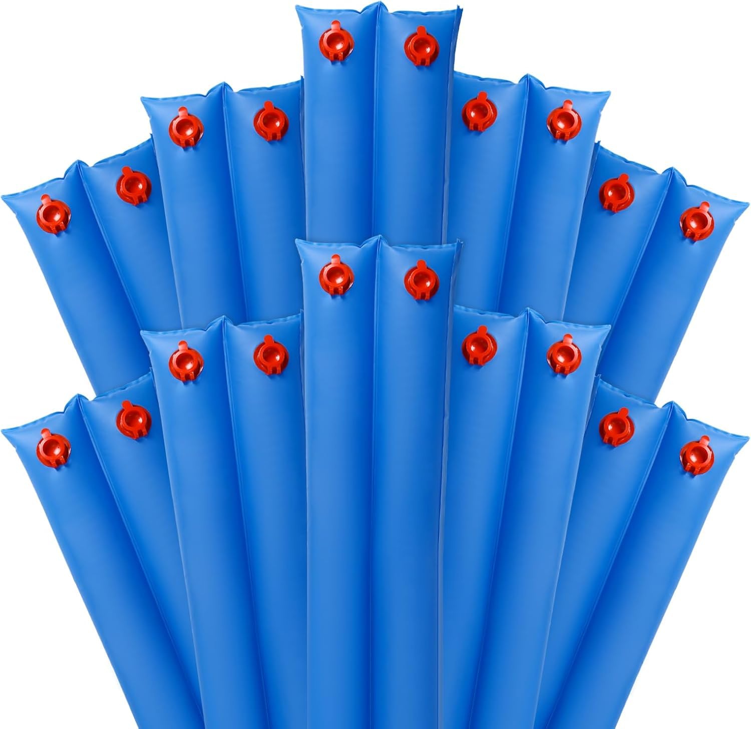 Hedday front view of 10-pack 8ft water tubes showing durable packaging and contents benefit