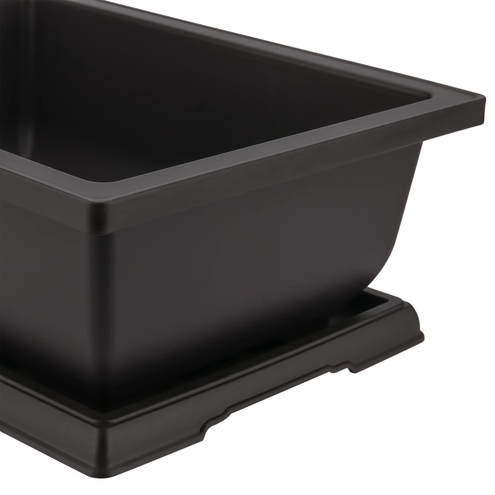 HEIHAK tray with raised ridge securing pot and preventing sliding benefit