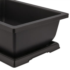 HEIHAK tray with raised ridge securing pot and preventing sliding benefit