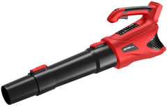 HEINPRO blower front view showing compact design and fast debris clearing benefit