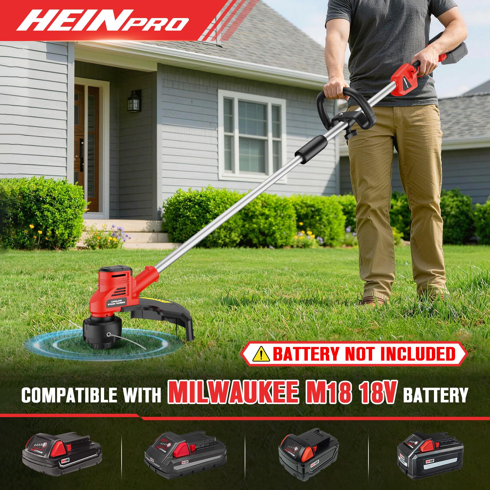 HEINPRO close-up of brushless motor illustrating efficient power delivery